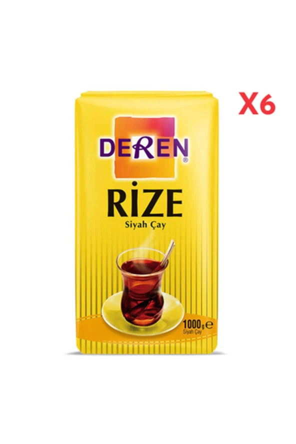 Rize Dökme Çay 1000 Gr (6 Adet)