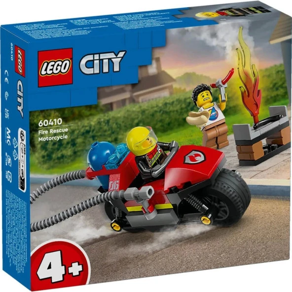 LEGO City İtfaiye Kurtarma Motosikleti 60410 - 57 Parça