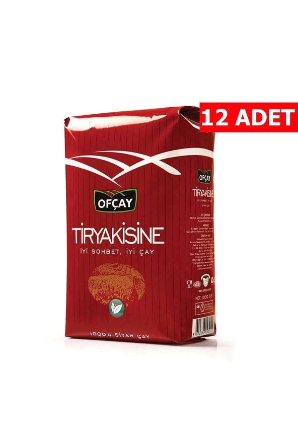 Ofçay Tiryakisine Dökme Çay 1 kg 12'li