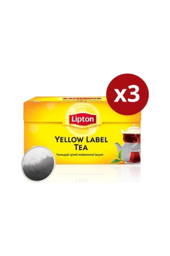 Yellow Label Demlik Poşet Çay 100'lü Çay X 3 Paket