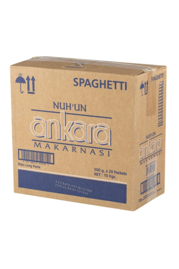 Nuh Un Ankara Spaghetti 500 G 20 Adet