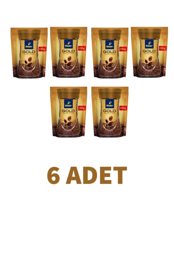 Gold Selection Çözünebilir Kahve Ekonomik Paket 150 Gr 6'lı Set