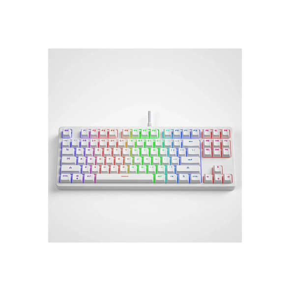 valkyrie Leaven K870 Blue Switch Mekanik Gaming Oyun Klavyesi Rgb 61 Key Mavi Tuş Type-c Klavye Beya