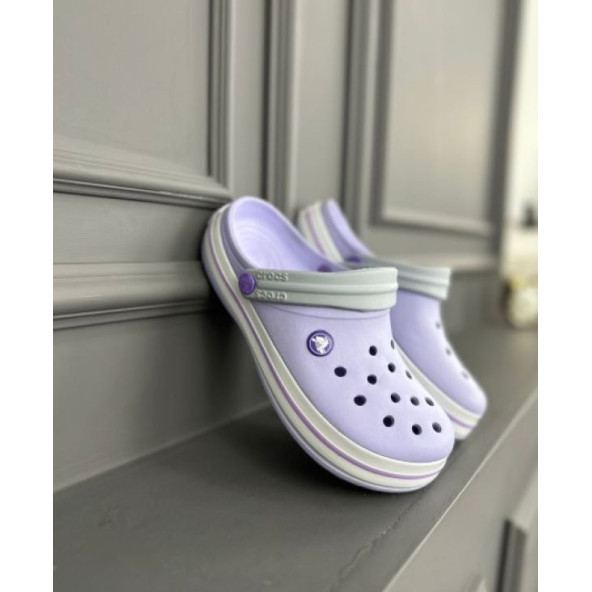 CROCS CROCBANT KADIN LİLA GRİ