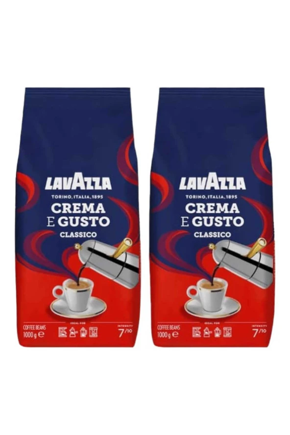 LAVAZZA Espresso Crema E Gusto Classico 1 Kg X 2 (2Kg)