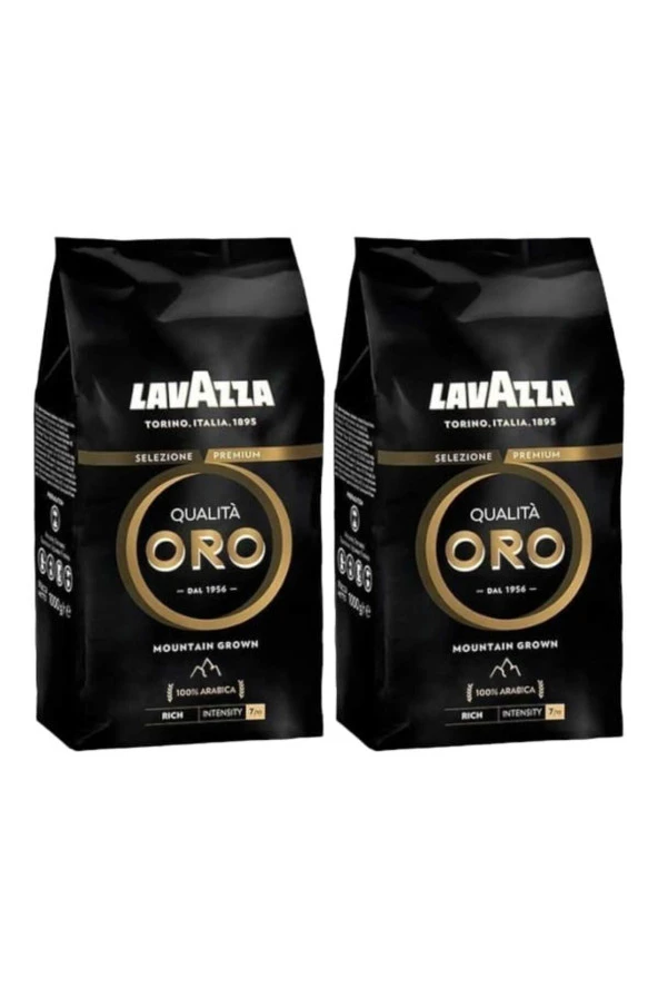 LAVAZZA Oro Black Espresso Çekirdek Kahve 1 Kg X 2 (2Kg)