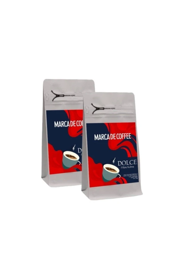 MARCA DE COFFEE Dolce Filtre Kahve 250 Gr X 2 Adet ( 500 Gr)