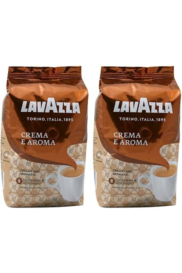 LAVAZZA Crema E Aroma Çekirdek Kahve 2 X 1 Kg