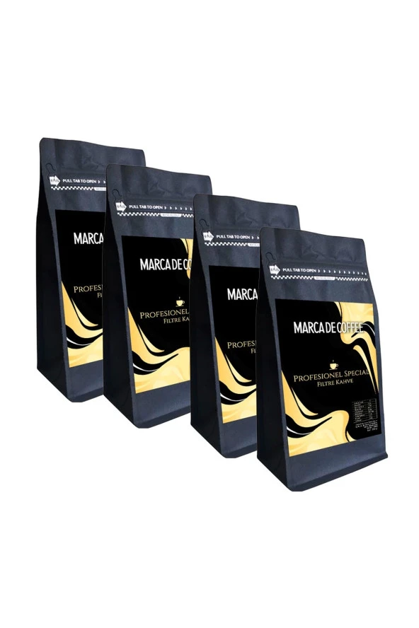 MARCA DE COFFEE Profesionel Special Filtre Kahve 250Gr X 4 Adet (1000 Gr)