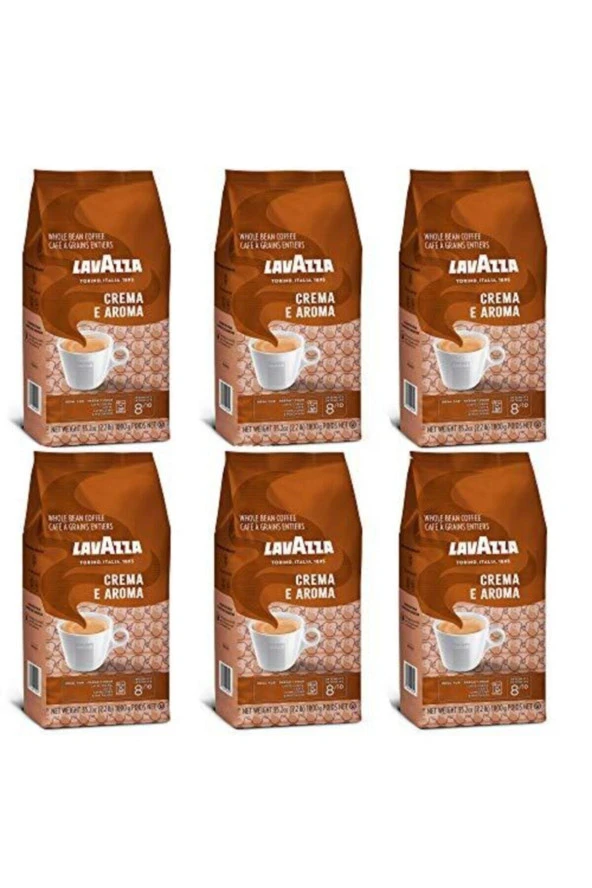 LAVAZZA Crema E Aroma Çekirdek Kahve 6 X 1 Kg