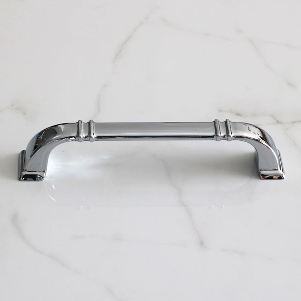 Roma 224 mm Krom Renk Mobilya Mutfak Çekmece Kulp Metal Dolap Kapak Kulpları Kulbu Dolabı Kulpu - 3