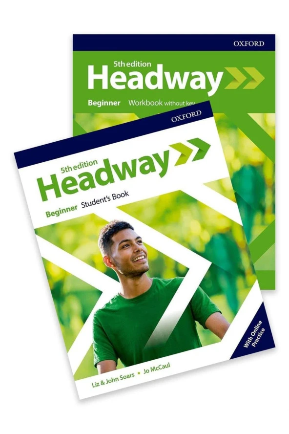 Headway Beginner Students Book With Online Practice Workbook Without key (5.EDİTİON)