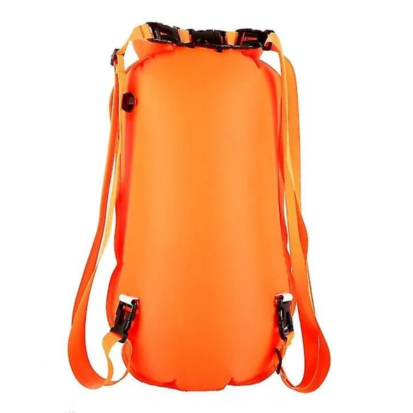 Dry Açık Su Yüzme Şamandıra Çift Hava Yastıklı SWIM BUOY 28L 37x68 Cm 12KG - 3