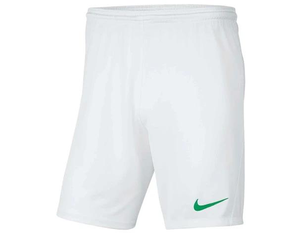 Nike Dry Park III Erkek Beyaz Futbol Şortu BV6855-0102