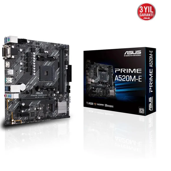 ASUS PRIME A520M-R DDR4 4600MHz mATX AM4