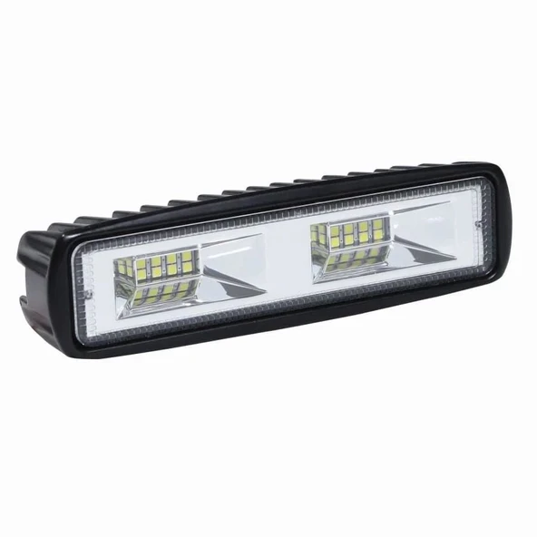 Wolfram Beyaz Led Off Road Sis Panjur Farı Çalışma Lambası 16 Led 10-30V 16W ürün görseli 1