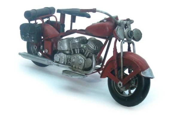 Dekoratif Metal Motosiklet Vintage Biblo Dekoratif Hediyelik