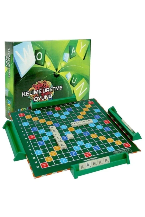 Kelime Üretme Oyunu Yerli Üretim Türkçe Scrabble Kelime Avı