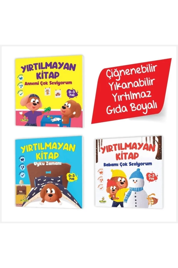 Yırtılmayan Kitap 3 Lü Set Ceviz Serisi Hikaye Kitabı ürün görseli