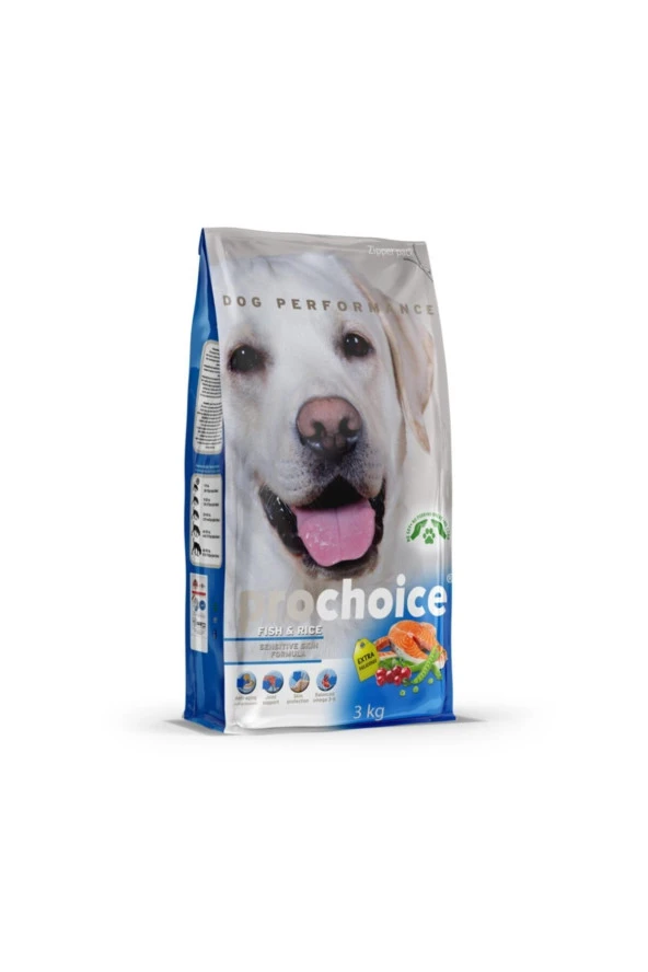 Pro Choice Somon Balıklı Hassas Köpek Maması 3 Kg - 1
