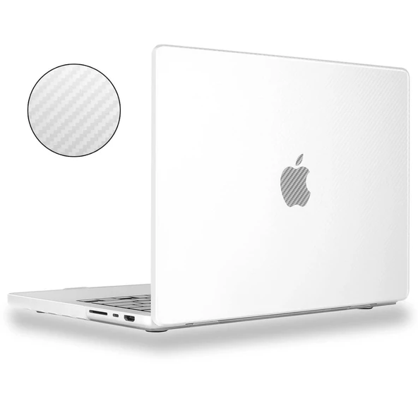 MacBook Air 13 inç Karbon Fiber Sert Kılıf M1 A2337 A2179 A1932 Uyumlu İnce Hafif Koruma - Resim 6