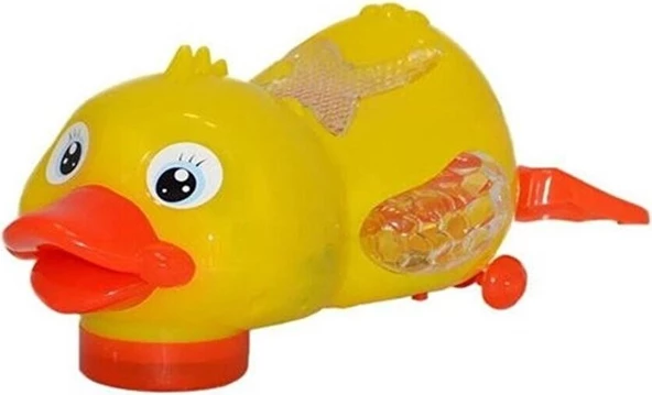 18 cm Pilli Sesli Işıklı Hareketli Müzikli Sürünen Ördek 3957