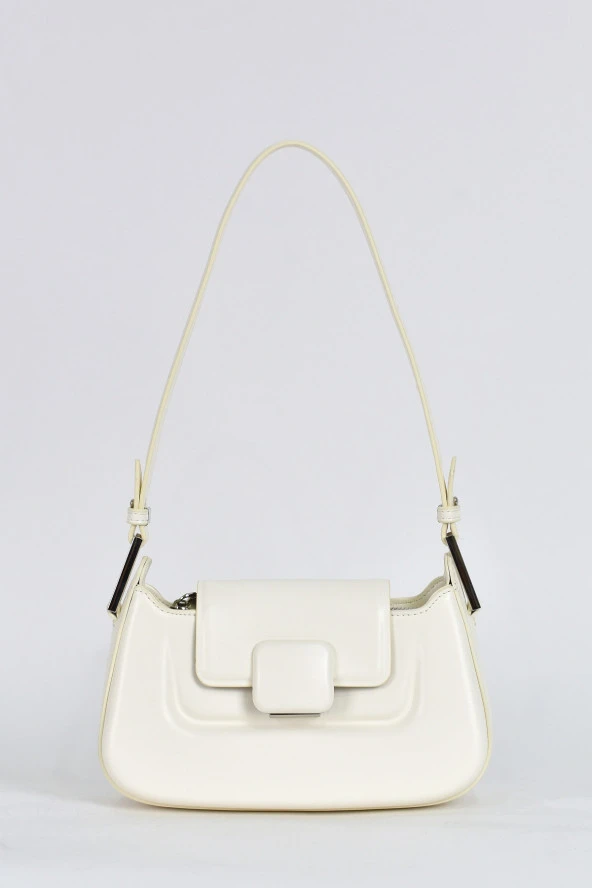 Elatae Kadın Omuz Askılı Günlük Çapraz El Çantası Beyaz 17559 ürün görseli
