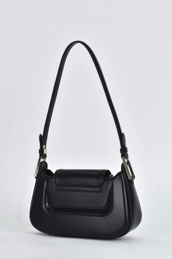 Elatae Kadın Omuz Askılı Günlük Çapraz El Çantası Siyah 17559 - Resim 5