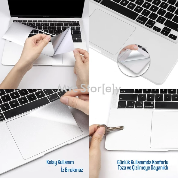 Macbook Pro 16 inç Kılıf Touchpad Sticker Film Koruyucu (2019 Yılı Cihazı) A2141 ile Uyumlu - 4