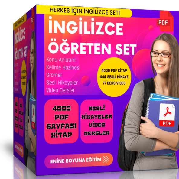 İngilizce Öğreten Set (Dijital Eğitim Seti) - 1