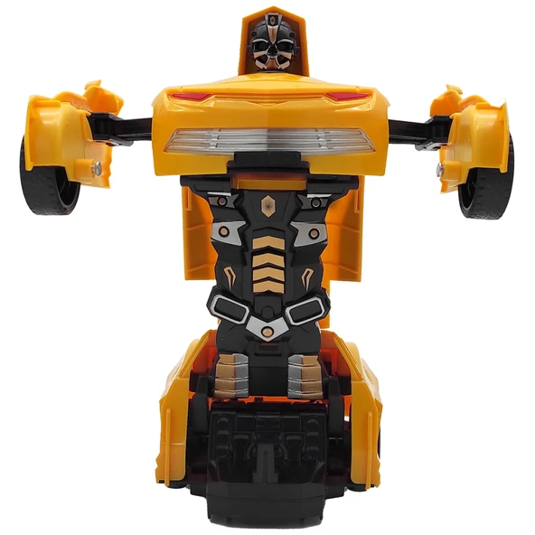 Birlik Oyuncak Robota Dönüşebilen Display de 8'li Sürtmeli Araba 8905B-8906B - 6