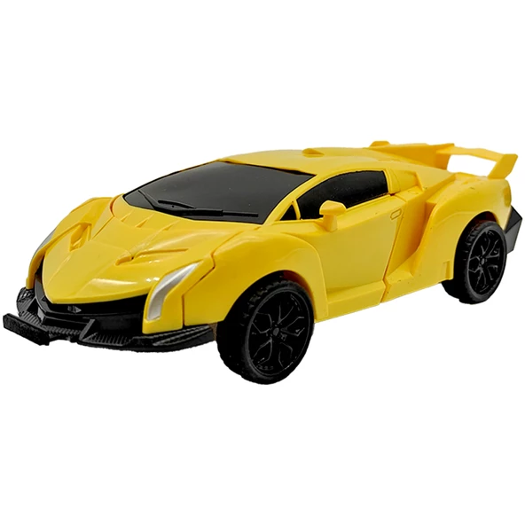 Birlik Oyuncak Robota Dönüşebilen Display de 8'li Sürtmeli Araba 8905B-8906B - 3