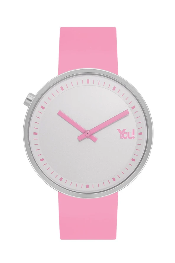 You Watch YW8010 Life Silver Pink Kol Saati