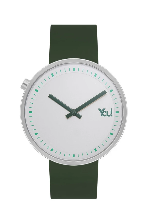 You Watch YW8014 Life Silver Green Kol Saati