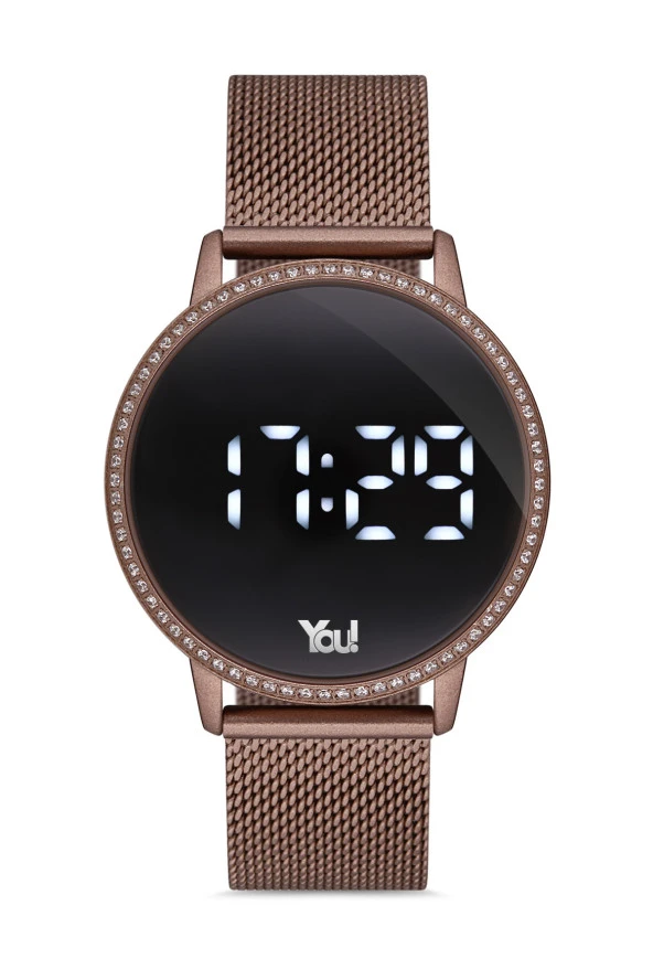 You Watch YW3120 Havana Taşlı Chocolate Kol Saati