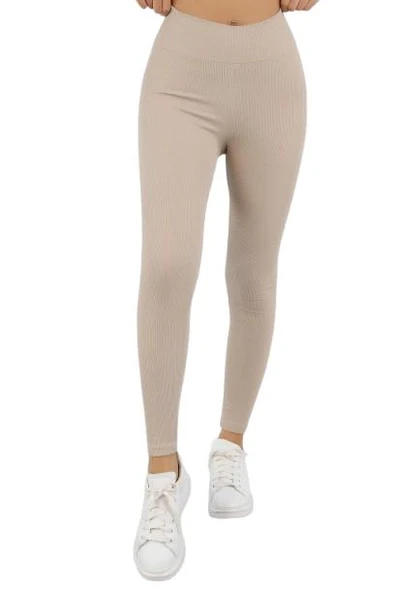KOTA Kadın Toparlayıcı Fitilli Yüksek Bel Kumaş Tayt 4117