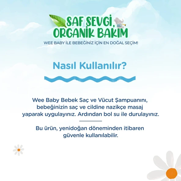 Wee Baby 500 Ml Bebek Saç Ve Vücut Şampuanı - 5