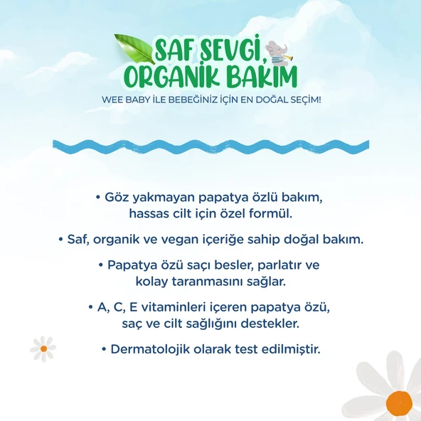 Wee Baby 500 Ml Bebek Saç Ve Vücut Şampuanı - 3