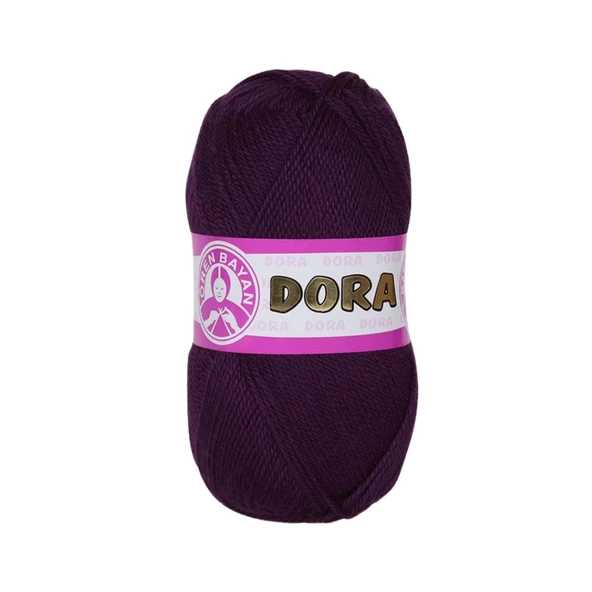 Ören Bayan Dora Örgü İpi - Patlıcan - 1 Adet - ( Renk Kodu : 061 )