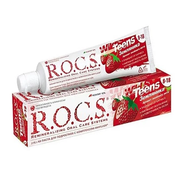 Rocs Teens Yaban Çileği Diş Macunu 60 ml