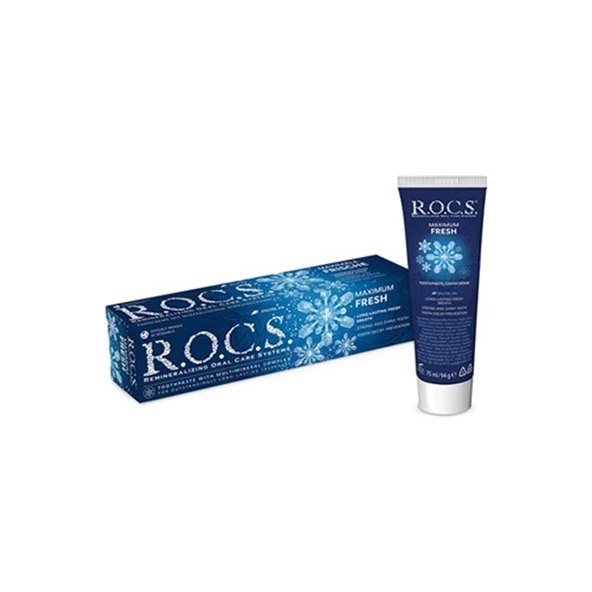 ROCS Maksimum Ferahlık Diş Macunu 75 ml