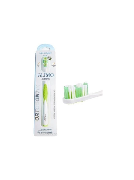 Glimo Ortodontik Ağız Bakım Diş Fırçası
