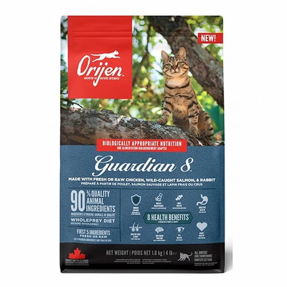 Orijen Guardian 8 Tahılsız Yetişkin Kedi Maması 1,8 Kg ürün görseli