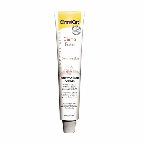 GimCat Derma Paste Sensitive Skin Tüy Sağlığı Destekleyici Kedi Macunu 50 Gr