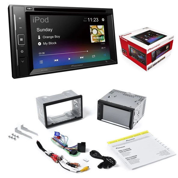 PIONEER AVH-A240BT Double Teyp 6.2 İnç 4x50 Watt Carplay