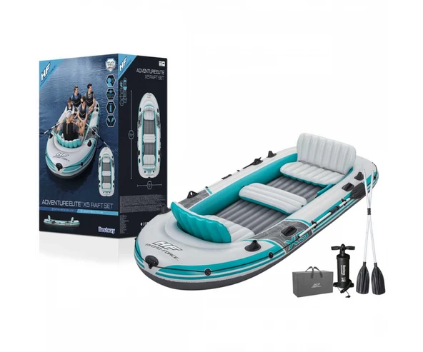 Bestway 65159 VOYAGER X5 Şişme Bot 5 Kişilik 364X166CM
