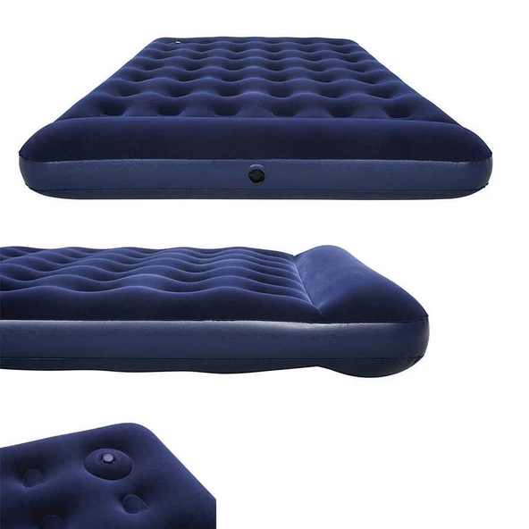 Bestway 67226 Çift Kişilik Kendinden Pompalı Şişme Yatak 203x152 - Resim 4