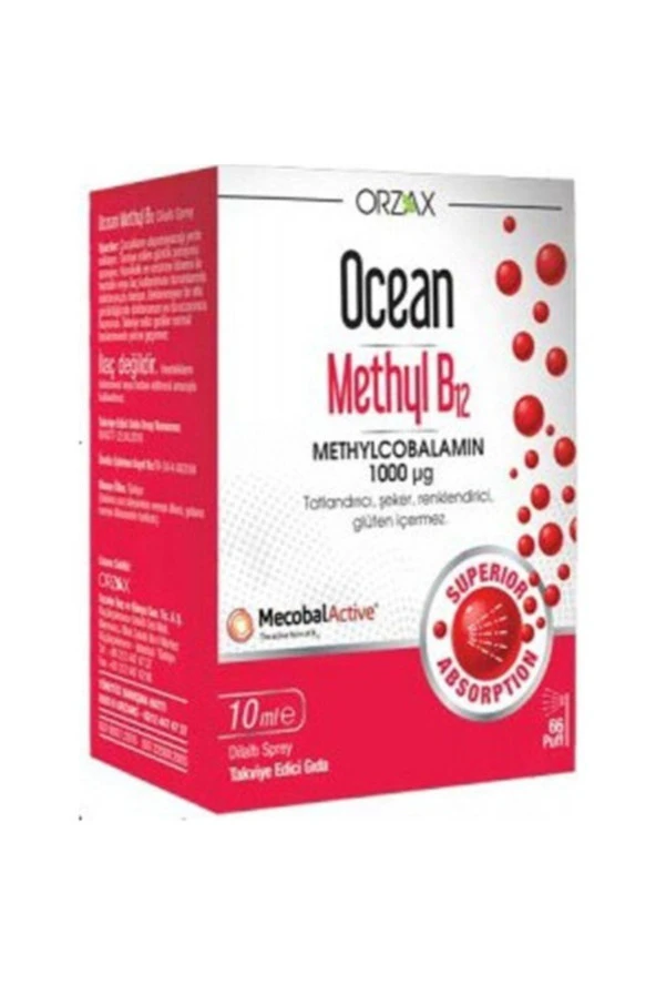 OCEAN Methyl B12 1000 Mcg 10 ml Sprey