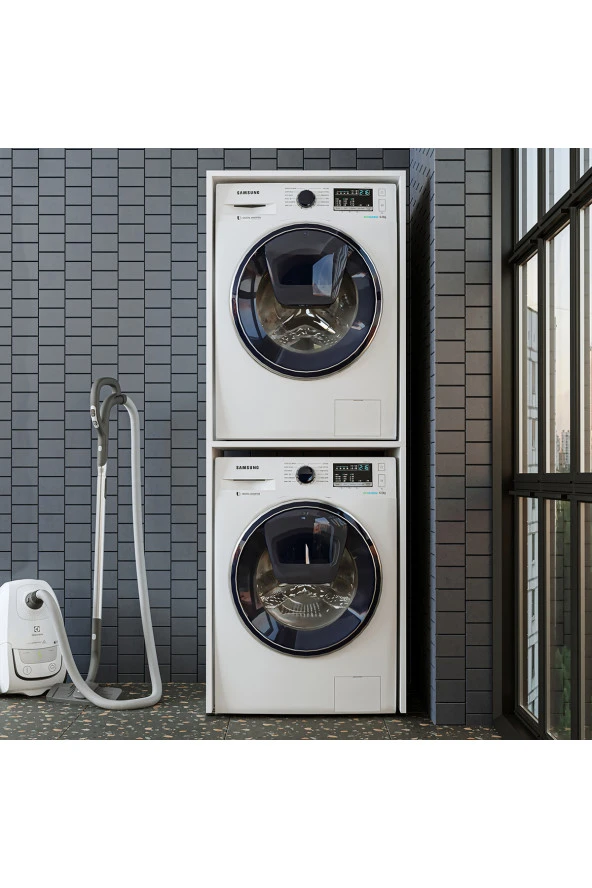 ROOMART Banyo Dolabı Çamaşır Ve Kurutma Makinesi Dolabı - Resim 5