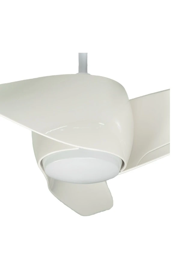 Alsanfan Urla Beyaz Aydınlatmalı Uzaktan Kumandalı Tavan Vantilatörü 127cm - 2